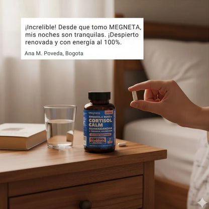 Cortisol Calm – Ashwagandha - Nivela tu CORTISOL y Calma el estres.
