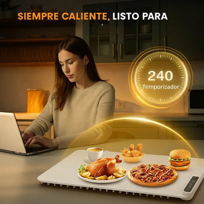 Tapete Térmico SmartHeat – Descongela y Mantén tus Platos Calientes en Minutos