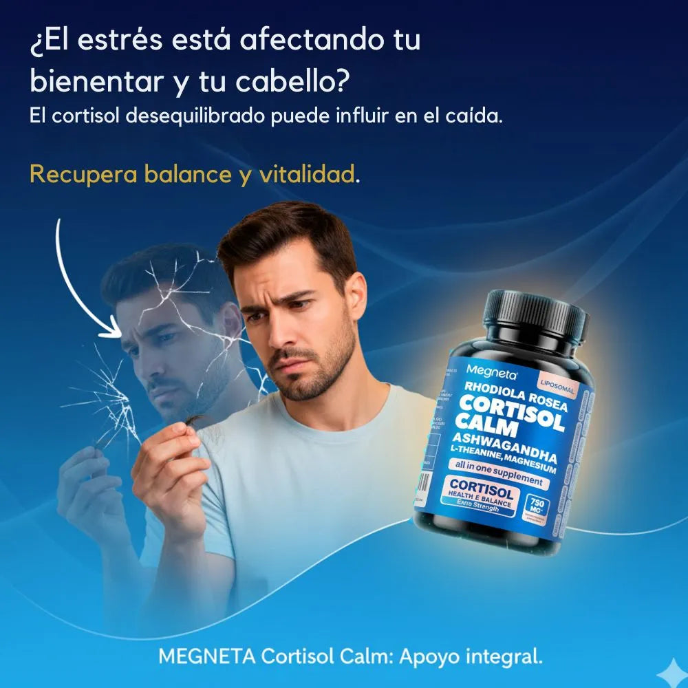 Cortisol Calm – Ashwagandha - Nivela tu CORTISOL y Calma el estres.