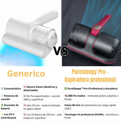 PureSleepy™ Pro, Aspiradora de ACAROS