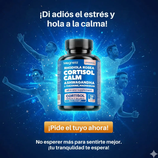Cortisol Calm – Ashwagandha - Nivela tu CORTISOL y Calma el estres.