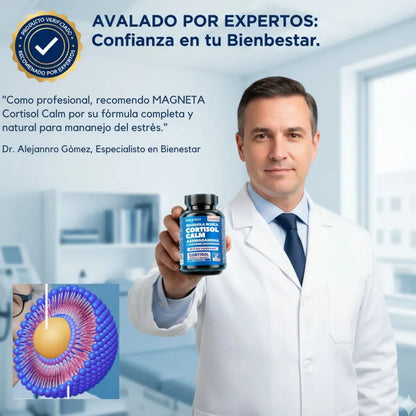 Cortisol Calm – Ashwagandha - Nivela tu CORTISOL y Calma el estres.